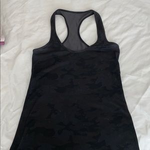 Lululemon racer back tank in camo color